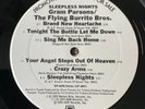 Gram Parsons Sleepless Nights - Excellent US PROMO 1976 Vinyl LP Emmylou Harris