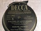 Marlene Dietrich - Falling In Love Again -Decca 23141 - 78rpm 10