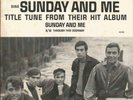 JAY & THE AMERICANS *Sunday And Me* 1965 Promo W/ Picture Sleeve UA 45rpm