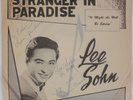 LEE SOHN: Stranger in Paradise ’62 Korean Lounge Singer RARE PS Signed 45