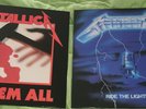Metallica 2 LPs Kill Em All & Ride The Lightning with printed Innersleeves Ri