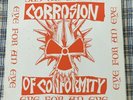 CORROSION OF CONFORMITY - Eye For An Eye LP- 1986 -Toxic Shock - TXLP04 - rare