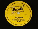 1959 78 RPM Record Herald H-542 Lightnin' Hopkins Let's Move/I'm Achin' Superb