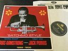LOUIS ARMSTRONG/JACK PURVIS-SATCHMO STYLE-UK 1968 VINYL LP-LUIS RUSSELL (EX/M-)