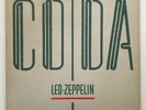 ORIGINAL 1982 LED ZEPPELIN Album CODA Record COMPLETE Lp 1st Press VINYL is MINT