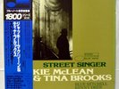 JACKIE McLEAN & TINA BROOKS STREET SINGER BLUE NOTE GXF 3067 STEREO JAPAN LP OBI
