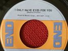 Flamingos 45 I Only Have Eyes for You Love Walked In rare End 1046 doowop EX