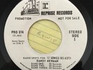 RANDY NEWMAN Radio Spots for 12 SONGS Stereo Radio Promo 45 Reprise 1970 RARE
