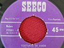 Virginia Lopez 45 Torturas de Amor Tan Lejos SEECO 77081 latin VG/VG- RARE