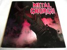 METAL CHURCH   METAL CHURCH ** 1984 US GROUND ZERO LP w/ MERCHANDISE INSERT.