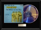 BILLY WARD DOMINOES LP JACKIE WILSON WHITE GOLD SILVER METALIZED RECORD ALBUM