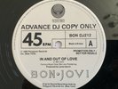 BON JOVI - IN AND OUT OF LOVE - RARE ORIG UK VERTIGO DJ PROMO 12