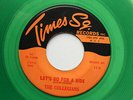 COLLEGIANS Doo Wop GREEN WAX 45rpm Heavenly Night b/w Let's Go For a Ride
