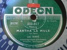78 RPM LEO FERRE  Les grandes vacances- Martha la mule - ODEON 282817