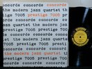 THE MODERN JAZZ QUARTET Concorde LP PRLP 7005 MONO DG RVG Jazz