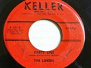 THE LOVERS  Party Line / Strange As It Seems  KELLER 1961 Pop Doo Wop 45
