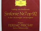 BEETHOVEN Symphony n°7 Ferenc Fricsay DGG Alle Hersteller 12/61 138 757 LP