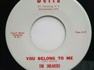 45 RPM, LATIN SOUL / NEAR MINT,THE SNEAKERS, MARY LOU / YOU BELONG TO ME