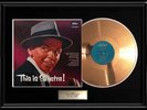 THIS IS FRANK SINATRA  ALBUM LP ALBUM GOLD METALIZED VINYL RECORD RARE NON RIAA