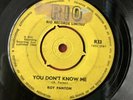 Roy Panton , You Don't Know Me, Dr No , 7 