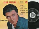 ELVIS PRESLEY   GERMANY   PS  E.P.   JUST BECAUSE   SILVER TRI CENTRE