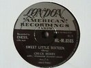 CHUCK BERRY SWEET LITTLE SIXTEEN LONDON    RARE 1957 78