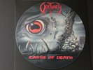 Obituary ?– Cause Of Death PICTURE LP 1st PRESS DEATH METAL 1990 RO 9370 8
