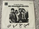 The Beatles import 45 record Una Sensazional (John Lennon/Paul McCartney) Italy