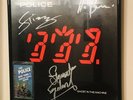 the police SIGNED by all 3 members  ghost in the machine vinyl FRAMED w/NY PASS
