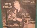 Elvis Presley RCA 47-6643 Love Me Tender 45 W/ Pink Sleeve Original 1956