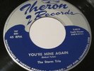 The STORM TRIO Cause You're My Lover/You're Mine Again 45 Theron #107 NM Doo Wop