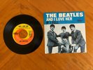 Beatles 45rpm record w/picture sleeve 'And I Love Her/If I Fell'