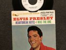 ELVIS PRESLEY   HEARTBREAK HOTEL / I WAS THE ONE   RCA VICTOR 447-0605 “PROMO”
