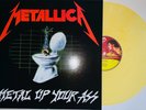 METALLICA, METAL UP YOUR ASS, MUSTARD YELLOW MARBLE VINYL, LP
