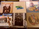 6 Beatles Vinyl Ablums Sgt. Pepper,Introducing the Beatles,Hollywood Bowl, LOOK