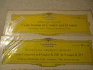 Deutsche Grammophon Gesellschaft Factory Sealed LP'S Mozart & Brahms
