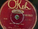 Okeh 8535 Louis Armstrong & His Hot Five w LONNIE JOHNSON 78 rpm 1927 JAZZ V/VV+