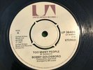 Bobby Goldsboro Too Many People United Artists Northern Soul Vinyl Record Wigan