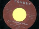 EDDIE KING & MAE B. MAY  Are You Pushed to Love / Please Mr DJ CONDUC   Hear 