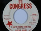 Northern Soul 45 RITCHIE ADAMS I Can't Escape From You CONGRESS VG+ promo HEAR
