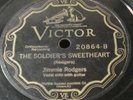 Jimmie Rodgers-The Soldier's Sweetheart/Sleep Baby Sleep-Victor 20864 V+