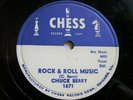 CHUCK BERRY  Rock & Roll Music / Blue Feeling  CHESS 1957 Rock 78 EX