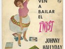 EP espagnol 432593 de Johnny Hallyday Ven a bailar el twist vinyle jaune VG+