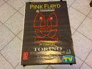 PINK FLOYD RARA LOCANDINA LIVE THE DIVISION BELL TOUR TORINO 13 SETTEMBRE 1994 