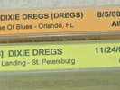 2 different  DIXIE DREGS   DAT Cassette TAPES  (2000/2001)