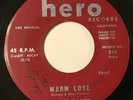 JACKIE LLOYD - WARM LOVE COME AND GET ME RARE COOL WHITE DOOWOP ON HERO RECORDS