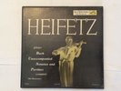 Jascha Heifetz Violin 3 record boxed set with booklet NM vinyl Bach