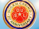 WIGAN CASINO ORIGINAL 3RD ANNIVERSARY PATCH * MECCA TORCH NORTHERN SOUL ??
