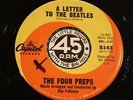 The Four Preps  A LETTER TO THE BEATLES / College Cannonball   CAPITOL EX
