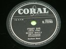 BUDDY HOLLY and THE CRICKETS : Peggy Sue / Everyday - 1958 UK Coral 78rpm 206